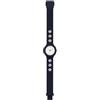 HIP HOP Orologio HWU0585 DONNA CRYSTAL quadrante MONO-COLORE BIANCO movimento SOLO TEMPO - 3 LANCETTE QUARZO e CINTURINO SILICONE BLU