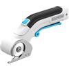 BLACK+DECKER, TAGLIERINO ELETTRICO 3.6V- Impugnatura anti-scivolo, Grilletto di sicurezza, Ricarica tramite cavo USB-C, Una lama inclusa, Autonomia di 35/40 minuti. BCRC115-XJ
