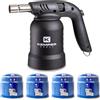Kemper Cannello professionale per saldatura a gas Uso a 360° Accensione piezoelettrica 4 cartucce di gas perforabili EDIZIONE NERA KEMPER