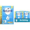 APTAMIL 3 - Latte in Polvere per Bambini dal 12° mese - 3600 grammi (3 confezioni da 1200g)