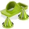 Genius Nicer Julietti Smart, 3 Pezzi, affettatrice, spirali Decorative, juliennes, Spaghetti di Verdure, Kiwi