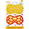 Decora 0255136 Set 2 Tagliapasta Maschere Carnevale, Il Kit Ideale per Creare Decorazioni in Pasta di Zucchero o di Gomma, Made in Italy, Design originale. Confezione da 2 pezzi.