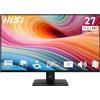MSI PRO MP271A E2 27 IPS 1920 x 1080 (FHD) Gaming Office Monitor, 120Hz, Free-Sync, HDMI, DisplayPort, Porta VGA, Montabile VESA, Tilt, Speaker, 4-Side Slim Bezel 1ms, Nero