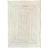 HAMID - Tappeto di Iuta Naturale Alhambra Avorio, Iuta Tappeto, Tappeti 100% Fibra di Juta, Tessuto a mano, Tappeto da soggiorno, Corridoio, Camera da letto, (120x170cm)