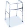 Praxis Medical Network DEAMBULATORE PIEGHEVOLE 2 RUOTE FISSE DA MM. 80 + 2 PUNTALI - Conforme alla normativa CE
