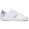 D.A.T.E. HILL LOW CALF Sneaker donna bianca/argento in pelle