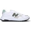HOGAN Sneaker uomo bianca/verde in pelle