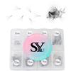 YANTAISIYU 600 Pcs Extension Ciglia Easy Fan Curl 5D Ciglia Finte Volume 8-15mm Mix Ventagli Extension Ciglia Pronti Ciglia Finte Ciuffetti C Curl (5D-0.07-C-8-15mm)