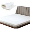 YOUGANG Topper per materasso da 3/5/8/10 cm di spessore, per letto singolo/matrimoniale/king size, in schiuma ad alta densità, allevia la pressione (morbido, 3-180 x 200 cm)