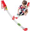 Generic Rampa per auto per bambini, giocattolo per rampa per auto - Giocattolo per scivolo per auto - Giocattolo da pista catapulta con 2 macchinine per apprendimento divertente, pista da corsa