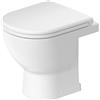 Duravit D-Code WC freestanding Compact versione corta, 2036010000, Compact D-Code bianco [WC > WC a Pavimento]