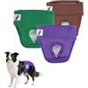 NAMSAN Pannolini per cani, 3 pezzi, pantaloni per cani ad alta assorbenza, mutandine protettive per incontinenza urina/cuccioli non allenati, XXL