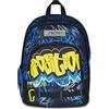 Seven Zaino Scuola Dual Detach, Blu Giallo, Doppio Scomparto da 32 L, Con Tasca PC, Tasca Borraccia, Tasca Con Organizer e Scomparto Staccabile, Scuola Media e Superiore, Zaino Ragazzo