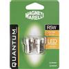 Quantum Energy Magneti Marelli R5W coppia di lampadine auto LED 4SMD 12V attacco BA15s