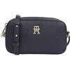 Tommy Hilfiger Donna Borsa a Tracolla Emblem Camera Bag Piccola, Blu (Space Blue), Taglia Unica