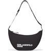 KARL LAGERFELD JEANS Essential Nylon Sling Bag, Donna, Nero
