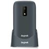 BEGHELLI - SLV20 PLUS Telefono semplificato, Easy Phone, Dual SIM, Display LCD, fotocamera digitale integrata - Nero