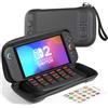 HSIEHMIEN Custodia da Trasporto Sottile per Nintendo Switch 2 (2025), Custodia Portatile Protettiva con 12 Slot per Schede Gioco, Borsa da Viaggio Portatile per Console Nintendo Switch 2 e JoyCons