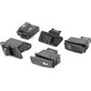 KIMISS Kit Pulsante Interruttore Moto KIMISS, Kit Pulsante Avviamento Moto 5 Pezzi + Fascio Abbagliante/abbagliante + Faro + Clacson + Kit Pulsante Indicatori di Direzione Adatto per GY6 125CC