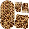 MEZHEN Leopardo Stoviglie per Feste di Compleanno Stoviglie per Compleanno Giungla Piatti Bicchieri di Carta Tovaglioli Forniture per Feste Baby Shower
