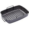 Master Class MasterClass Teglia per arrostire con cestello, piatto per arrostire per forno e piano cottura, resistente, antiruggine, senza PTFE, PFOA e BPA, lavabile in lavastoviglie, 20 anni di garanzia, 40x28cm