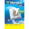 Menalux 1203 Sacchetti per aspirapolvere, 5 pezzi