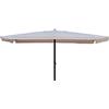 Linea Garden Friend O850004, Ombrellone 2x3 mt x 2,4 h mt Rettangolare Struttura in acciaio Con manovella Copertura in poliestere 160 gr/m² colore bianco
