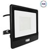 V-TAC FARO LED 50W NERO LUCE B.FREDDO CON SENSORE PIR E CHIP LED SAMSUNG CAVO 1M VT-158S-LED20291