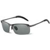 LumiSyne Occhiali Da Sole Fotocromatiche Da Uomo,Occhiali Da Sportivi Guida Uomo Polarizzati,Cornice In Lega Ultra Leggera,Protezione UV 400,All'Aperto Viaggio,Custodia Per Gli Occhiali