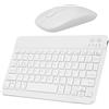 Generico Tastiera Wireless, Bluetooth mouse, tastiera universale Bluetooth portatile di ricarica ultra sottile, tastiera wireless da10 pollici adatta per iPad/tablet/PC/iOS/Android/Windows/Samsung/Lenovo
