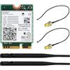Waveshare Wireless BE200 NIC, Gigabit Tri-Band Wi-Fi 7, Supports IEEE 802.11a/b/g/n/ac/be/ax Standard, Blue-T 5.4
