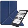 ZTAOOPOU Antiurto Custodia per KOBO Clara Colour Cover - Custodia KOBO Clara BW 6 Lettore eBook Custodia con Supporto Pieghevole Custodia Protezione Cover (Blu)
