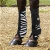 Horses Stinchiere Antimosche Horses Fly Zebra, Set Protezioni da Equitazione per Cavallo, Morbido e Resistente, Massima Protezione da Traumi e Fiaccature (Zebra, Pony)