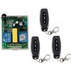 Einaus Corrente alternata 220 VAC RF 2 canali, telecomando senza fili 3 trasmettitori, porta del motore, proiezione del motore, verricello a fune, 3 pulsanti, controllo avanti e indietro del motore.
