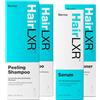 Dermz HairLXR Kit Crescita Capelli 4 Fasi con Biotina - Anticaduta, 4pc
