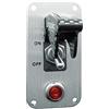 Simoni Racing ISR/3C-L Interruttore Universale con Placchetta, Carbon Look