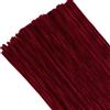 TOAOB THE ONE AND ONLY BABY TOAOB 100 Pezzi Scovolini Ciniglia per Lavoretti Rosso Scuro Pipe Cleaner Steli Bastoncini Decorativi per Fai da Te Artigianato Scrapbooking Bambole