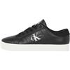 Calvin Klein Jeans Calvin Klein Uomo Sneakers con Suola Preformata Pelle, Nero (Black/Bright White), 40