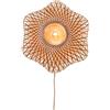 GOOD & MOJO - Applique con presa Madura - Beige - Ferro