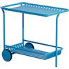 Petite Friture - Carrello/tavolo d'appoggio Week-end - Blu - Alluminio - Designer Studio BrichetZiegler