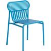 Petite Friture - Sedia impilabile Week-end - Blu - Alluminio - Designer Studio BrichetZiegler