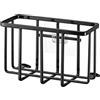 Yamazaki 6916 TOWER Film Hook Multi~Use Basket S, black, Steel/Silicone/Polycarbonate/PET/Polyurethane, 15.5 x 8.5 x 10 cm