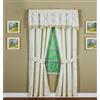 Today's Curtain Oggi Curtain Verona Reverse Embroidery Window Panel Pair And Tiebacks, 213,4 cm, Colore: Ecru/Antico