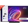 Telefunken Smart TV 65 Pollici Display LED 4K Ultra HD HDR10 sistema TiVo - TE65750B46I2P