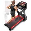 Sportstech F37 Tapis Roulant Pieghevole Professionale - Marchio Tedesco - Video Eventi e Multiplayer App,7PS 20 Km/h, Ampie Superfici di Corsa + HRC, TÜV/GS, USB, 12 Programmi & Pulse Belt |150Kg Max