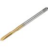 QUARKZMAN M6 x 1 H2 Maschio Metrico a Spirale Punto Filettatura, 100mm (4) Filettatura Utensile, Rivestito Titanio, Acciaio Alta Velocità 6542, 1 pz