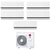 Lg - Climatizzatore LG DUALCOOL Deluxe wifi penta split 9000+9000+9000+9000+12000 btu inverter R32 MU5R40.U42 in A++