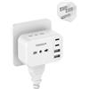 TESSAN Adattatore Presa Americana con 2 USB C, Adattatore USA 1875W, Tipo B