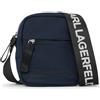 KARL LAGERFELD JEANS Uomo, Essential Nylon Crossbody, Ardesia Scura, One size