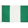 AZ FLAG BANDIERA NIGERIA 45x30cm - BANDIERINA NIGERIANA 30 x 45 cm cordicelle - AZ FLAG